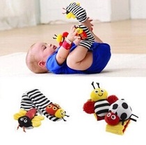 Export US Newborn Ladybird Honey Bee Unmarked Baby Rattles Socks Foot Covers