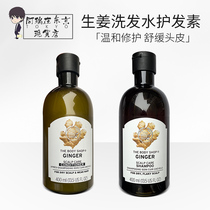 British beauty shop the body shop ginger shampoo anti - oil refraction oil depravity silicone oil 400ML