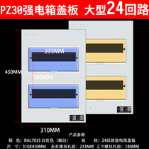 Large PZ30 distribution box cover 24 loop panel iron open box cover double row household customization