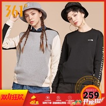 361 Degree Womens 2019 spring and autumn new pullover sweater 361 stand collar elastic warm sports long sleeve women