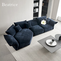 Standard Pettle Sofa Combined with Light Luxury Irregular Arc-Rotary Designer Grand Grand Floor