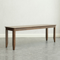 Umwood furniture pure solid wood bench bench long bench oak bed tail stool solid wood low stool change shoe stool American restaurant furniture