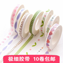 Photo border and paper tape photo album Handbook diy growth manual this very Subdivision line decorative material sticker