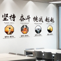 Inspirational slogan wall stickers company office corporate culture background wall decoration class classroom layout poster stickers