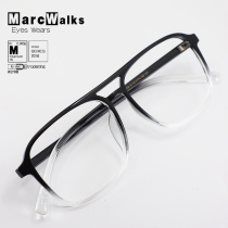 There are degrees can be equipped with Korean version of Chao Net red myopia frame big frame thin flat mirror male plain eyes female 36
