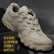 Military fans outdoor mens shoes spring and Autumn sports shoes mountain climbing hiking shoes Tactical waterproof breathable non-slip low-top mountaineering shoes men