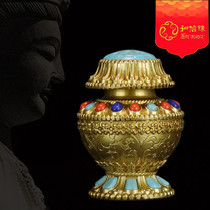 Hidden Biography Mizong Dragon King Treasure Bottle Fine Manna Bronze Bottle Tabletop Pendulum Piece For Buddha Support Jewel Treasure Bottle Xiaomi Box