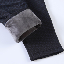 Camel velvet cotton pants Mens winter high waist large size knee warm pants mens velvet thickened youth outdoor windproof velvet pants