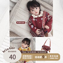 Baby girl crossbody bag 2020 new concave shape children girl baby mini ethnic style Hand bag