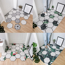 Floor mat Doormat Door entry non-slip floor mat Foyer plastic carpet silk ring mat No pressure edge can be cut-4 