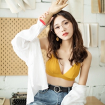 Morandi -- French Underwear Triangle Cup Small Chest Thin section Teenage Girl Spring Summer Modale Bra Breathability Sensation Brief