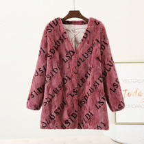 Zqqz imported mink fur coat women 2021 new slim fashion tide long mink fur coat D140