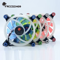 FREEZEMOD computer case cooling fan CE ROHS certification FAN-L18 transparent crystal clear handling