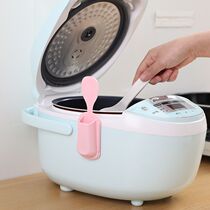Rice cooker suction cup rice spoon shelf kitchen supplies household complete set of spoons artifact rice cooker rice spoon bracket
