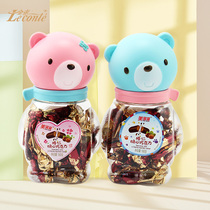  Jindi Meizizi hazelnut crispy heart chocolate bear gift box Tanabata gift gift for girlfriend childrens candy snacks