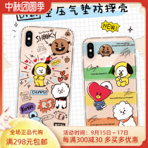 Korea Bulletproof Youth Corps Apple x Phone Case XR Transparent Pattern iphonexsmax Illustration 7 Graffiti 8Plus