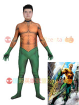 Waterline-Man Aquaman superhero Cosplay zentai conjoined tight fitting Halloween performance suit