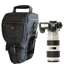 SLR camera 70-200mm telephoto single shoulder photography bag 100-400 oblique cross triangle bag Canon 1DX3 backpack