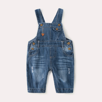 Baby cowboy back with pants baby boy 1-3 year old boy spring spring soft spring dress child girl foreign air boomer toddler