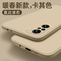 Red rice k40 mobile phone shell liquid silicone gel new redmik40pro protective sleeve full package lens anti-fall millet k40pro straight side soft shell red rice k40 game enhanced version brief male