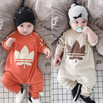 French Jacadi baby baby climbing suit Ha clothes new male and female toddlers Spring and Autumn New