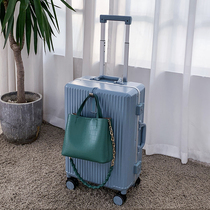 Box Suitcase Woman Large Capacity Moving 26 Inch Aluminum Frame Pull Bar Box Business Trip Password Boarding Suitcase Man