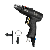 Pneumatic pistol drill 3 8 drilling screwdriver Self-locking industrial-grade strong torque positive and negative air drill