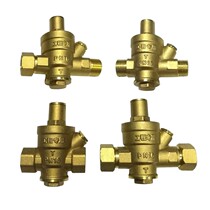   Tap water reducing valve brass pressure reducing valve thickened water purifier water pipe adjusting water heater stainless steel