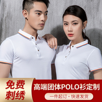  Polo shirt custom overalls t-shirt work clothes custom short-sleeved summer advertising culture classmate party printed logo