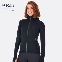 RAB ruipo ladies wear-resistant warm casual cardigan Polartec fleece fleece fleece sweater 350g QFA-94