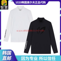 South Korea MASTERBUNNY Golf Wear 21 Autumn Men's Ringed Word Stretch Base Long Sleeve T-Shirt