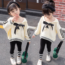 Girl Spring Autumn Suit 2022 New Ocean Gas 3 Year Old Female Baby Trendy Two Sets Tide 2 Baby Boy Korean Edition Clothes
