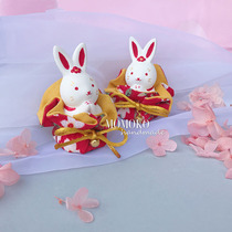 MOMOKO Japan for the Blessing Rabbit and the Wind Rabbit Incense Plaster Pendulum CAR ON-BOARD PERFUME BIRTHDAY PRESENT