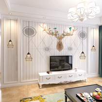 Minimalist Hand Painted Elk Wall Paper Living Room TV Background Wall Wallpaper Cozy American Field Garden Bedroom 8D Custom Mural Painting