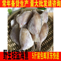 5kg of Fujian specialty fishermen self-drying red seven fish pickled frozen products wild fishing real sea bream delicious red seven fish