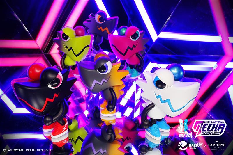 Semi-mechanical Chameleon 4th generation blind box LAMTOYS WAZZUP official hand do tide play detachable collocation