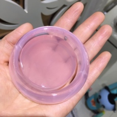 手饰/手串 天然木桑比克星光粉晶手镯套装！全净体！颜色鲜艳，工艺精湛！ Donghai Crystal