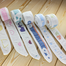 Six-layer full cotton gauze baby belt baby belt baby bag belt child belt belt child belt belt hand foot fixed belt