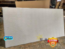 Wave board decorative board store door head indoor and outdoor density board flame retardant PVC background corrugated carving hollow shape