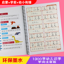 Hongen literacy card 1300 words Early childhood enlightenment early education self-made printing picture book subset reading supporting boutique book