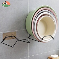 9 9 zone washbasin shelf Hole-free toilet shelf washbasin storage rack Wall-mounted towel rack