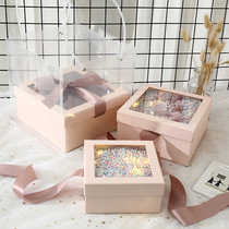 Girl heart gift box ins Wind high-end gift ritual sense box stream Planet gift box empty box box packaging box