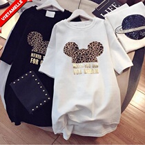 Pregnancy Maternity Dress Summer Suit T-Shirt Pure Cotton Dress Superior Feel Short Sleeve Thin style Fashion Out of summer Two sets