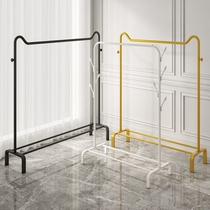 Simple clothes hanger floor folding bedroom Home Sun Clothes Rack Balcony Containing Cool Clothes Single Pole Hung Hanger
