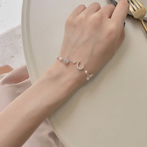 S925 sterling silver star bracelet female girlfriends student design niche blue moonlight moon mother pearl bracelet