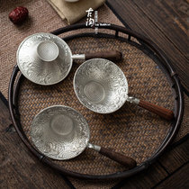 Filter tea leak pure handmade tin personality kung fu tea set accessories zero with tea filter filter tea