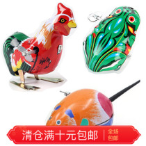 Iron frog jumping frog hair cock Children Baby toy classic 80 nostalgic children gift new year