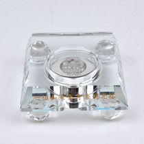 LED colorful music lamp holder Treasure Koyin Dharani Tower Stupa Buddha relic ornament luminous crystal base