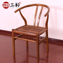 Hedgehog red sandalwood small back chair Ming and Qing classical mahogany leisure chair Chinese solid wood office chair computer chair