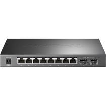 tplink full gigabit network management switch 2 optical 8 electric 8 Port Gigabit optical fiber switch VLAN management traffic statistics port monitoring convergence isolation SG2210 cloud management switch